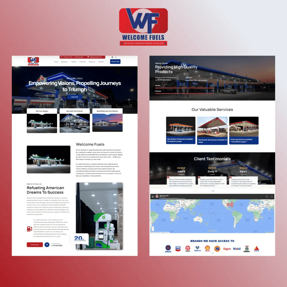 Welcome Fuels – WordPress Website
